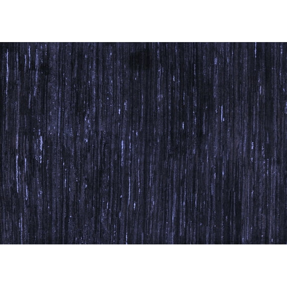 Ahgly Company Machine Washable Indoor Rectangle Oriental Blue Modern Area Rugs, 2' x 3'