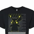 thumbnail image 3 of Pokémon - Pikachu Outline Art - Juniors Cropped Cotton Blend T-Shirt, 3 of 5