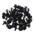 thumbnail image 1 of 50 Uds. Clips de Panel de sujeción para guardabarros de puerta de coche, remache negro con orificio de 6mm para Mazda, 1 of 5