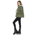 thumbnail image 3 of Cali1850 Women's Sherpa Lined Anorak Jacket, 3 of 4