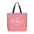 thumbnail image 1 of Disketp Happy Mother's Day Bolsa Tote de Lona para Mujer, Bolso de Hombro y Cruzado con Cierre de Cremallera, 1 of 7