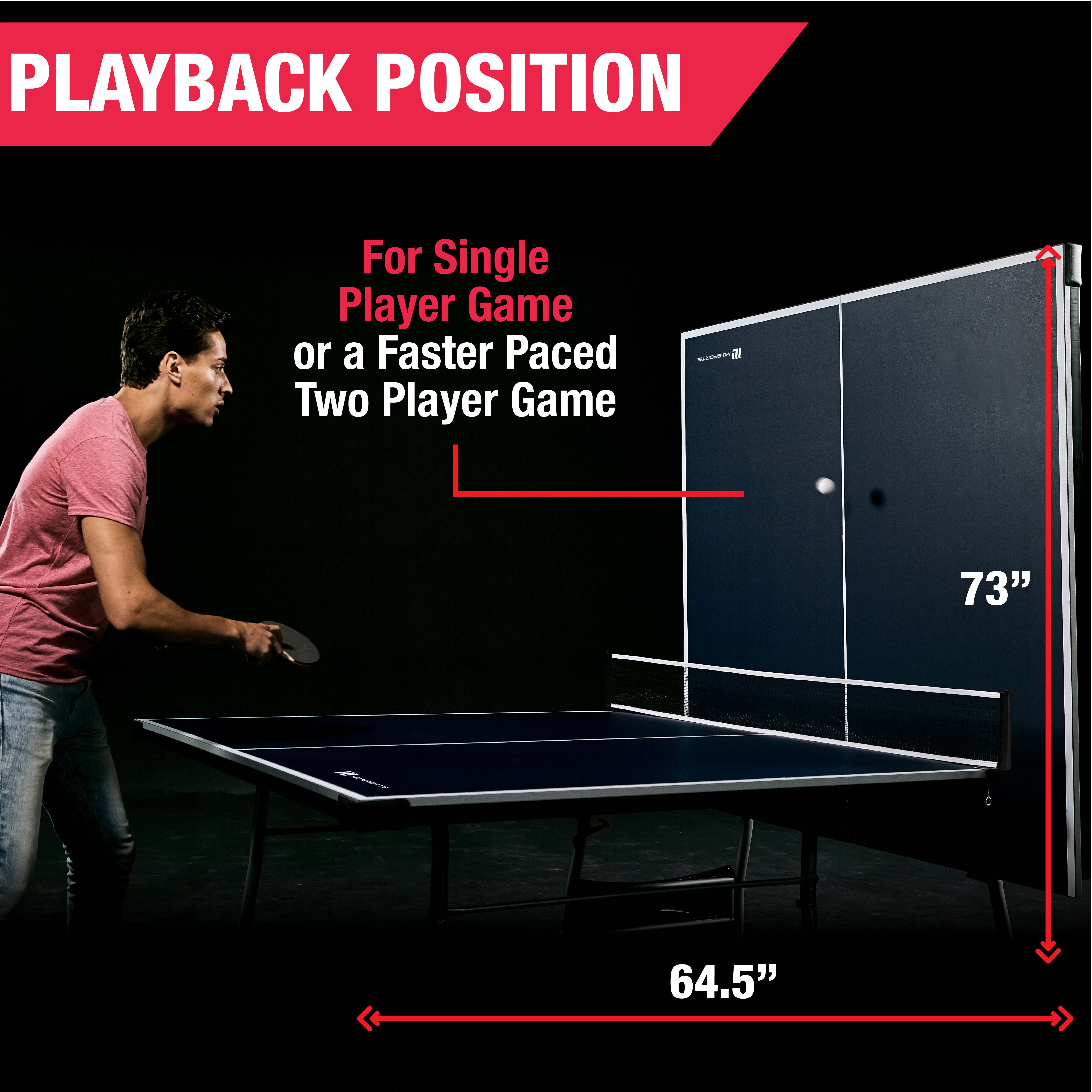 Official Size Outdoor/Indoor Tennis Ping Pong Table 2 Paddles and Balls Included 