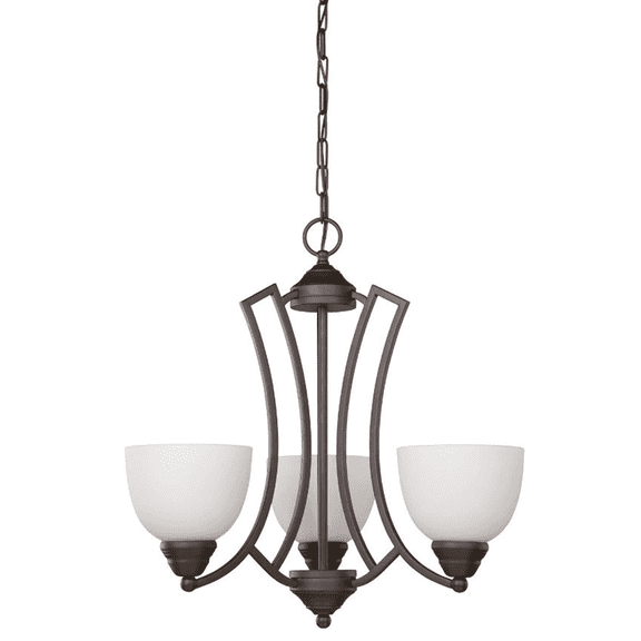 Sunset F15083-47 20-inch Chester 3Lts Chandelier in Rustico