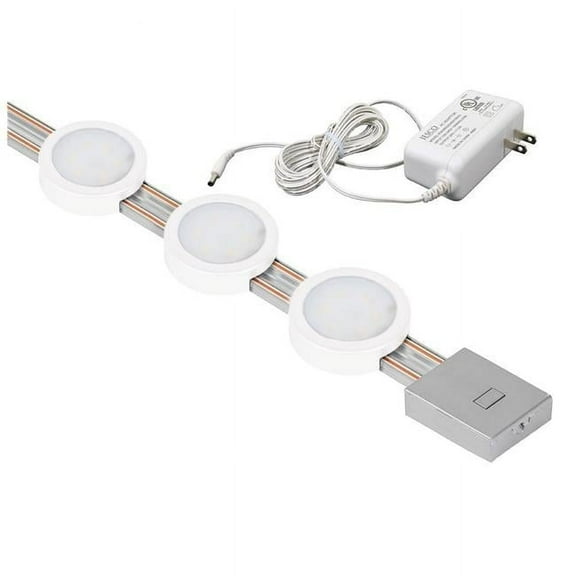 Jesco Lighting KIT-RZ-T18-RD3-30-WH 18 in. Dimmable Radianz Track - White