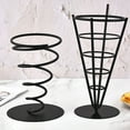 thumbnail image 3 of Washranp  Cone French Fries Stand, Not Easy to Rust Multi-purpose Wrought Snack Display Stand for Kitchen, 3 of 6