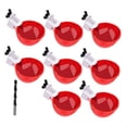 thumbnail image 3 of Taza de agua jinwen para pollo Taza para beber 3.4 pulgadas Rojo, 3 of 8