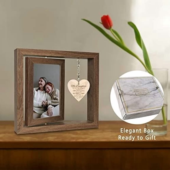 Sympathy Gifts for Loss of Daughter Memorial Picture Frame, In Memory of Daughter Remembrance Grief Bereavement Gifts, Display Two 4x6
