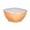 Orange, variant on Stackable Square Plastic Bowl with Lid Salad Bowl for Meal Prep Kitchen Supply