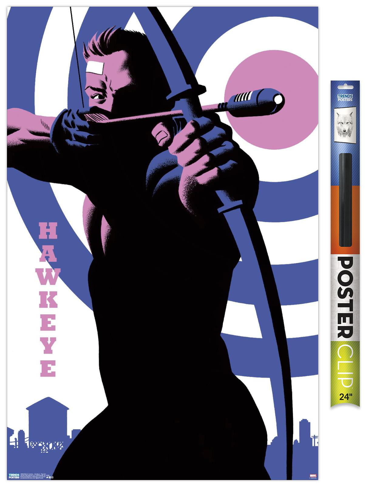 Marvel Comics Hawkeye Pop Art Premium Poster and