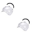 thumbnail image 1 of Guardoinrt Retro Style Universal Bubble Jet Visor For Motorcycle Helmet Windproof And Shockproof PC Transparent Color 2Set, 1 of 6