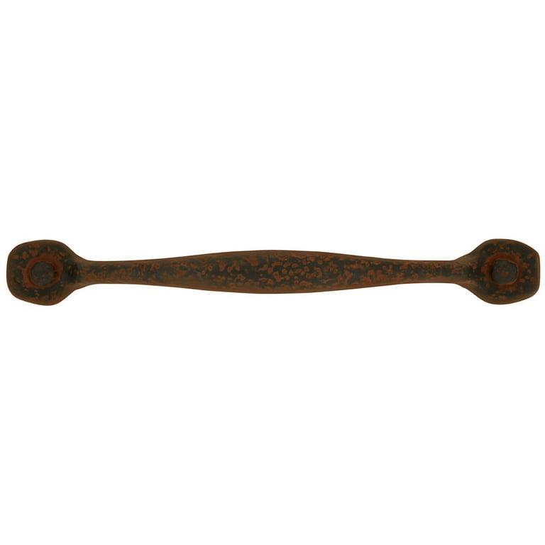 Hickory Hardware P3006-BI-5B 8 in. CC Refined Rustic Appliance Pull,  Black Iron - Pack of 5 