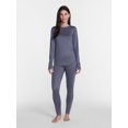 thumbnail image 2 of ClimateRight by Cuddl Duds Women's Warmer Thermal Guard Base Layer Crew Neck Base Layer Top, Sizes XS to 4X, 2 of 5