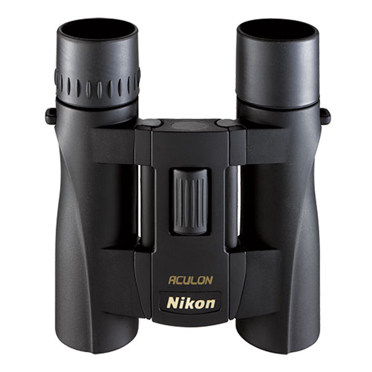 Nikon ACULON A30 10x 25-mm Binoculars with Neck Strap, Case, and Lens Covers (Black), 8263