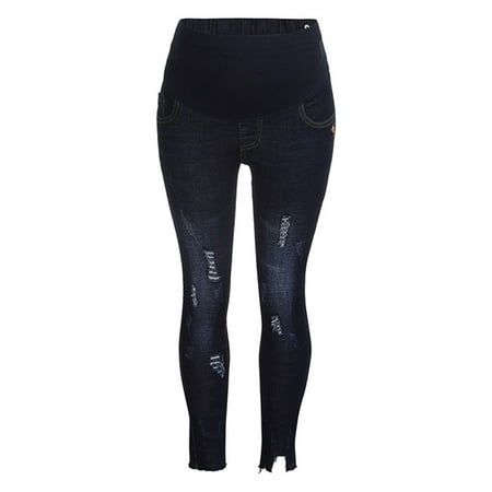 

STYLEWORD Super Comfy Stretch Women s Skinny Maternity Jeans with Full Belly Band