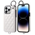 thumbnail image 1 of iPhone 14 PRO Case ,Card Slots Leather Wrist Strap Phone Cover for iPhone 14 PRO, 1 of 5