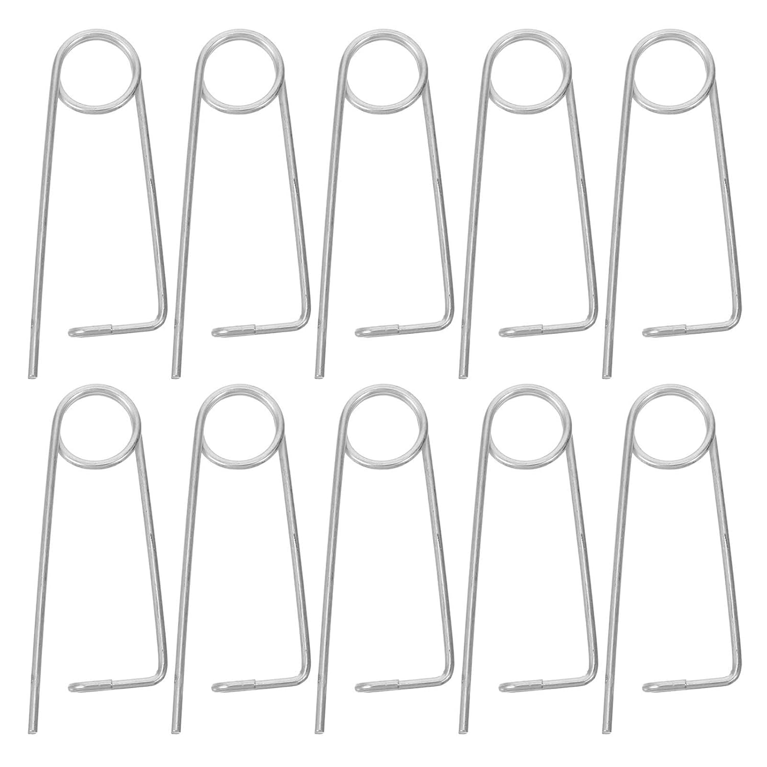 10pcs Steel Brooch Shape Cotter Safety Pin for Boat Trailer and Farm Equipment