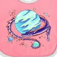 thumbnail image 4 of Inktastic Space Dragon and Planet Boys or Girls Baby Bib, 4 of 4