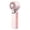 Light Pink, variant on Ice Cold Compress Personal Hand Fan Semiconductor Cooling Neck Fan USB Rechargeable For Travel Commute Workout