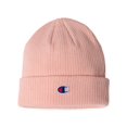 thumbnail image 1 of Champion Bonnet Côtelé, Taille Unique, Rose, 1 of 2