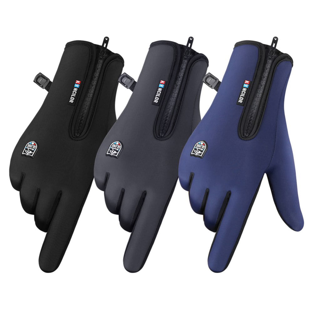 Details about   Waterproof Thermal Full Finger Winter Anti-Skid Warm Gloves Cycling Touch-Screen 
