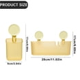 thumbnail image 3 of Huayishang Rack Bathroom Shower Shelves Shower Wall Organizer Self Adhesive Shelf Strong Adhesive Suction Cup Organizer, 3 of 8
