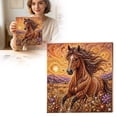 thumbnail image 2 of Animal Pearl Art Kit DIY Craft Set – 3D Gem Painting for Adults & Beginners with Pre-Printed Canvas and Sparkling Beads, 2 of 3