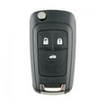 thumbnail image 3 of 3 Button Remote Flip Key Fob Case Cover for Vauxhall Vehicle, 3 of 7