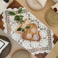 thumbnail image 6 of Dreamhall Handmade Crochet Tablecloth Vintage Cotton Lace Square Table Placemat Sofa Doilies White, 6 of 9