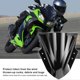 thumbnail image 3 of Motorcycle Windshield Wind Deflector Splitter Fit for Kawasaki Ninja 300 R EX300R EX 300R 13?17, 3 of 5