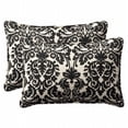 thumbnail image 1 of Inc.  Essence Black|Beige Oversized Rectangle Throw Pillow (Set of 2), 1 of 1