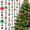 Red+Green, variant on BOPORO 8 Feet Christmas Candy Garland Christmas Tree Garland Plastic Christmas Bead Garland Xmas Holiday Candy Cane Decor for Christmas Tree Wreaths Fence Fireplace Decorations