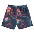thumbnail image 7 of FORMRS Boys Swim Trunks Quick Dry Mesh Liner Boardshorts Sizes XS-XL, Glowing Jellyfish, 7 of 7