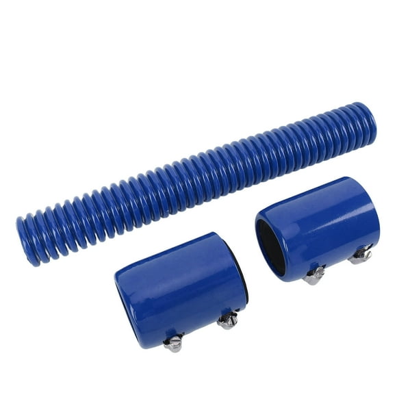 Kit de Tuyau de Radiateur de Liquide de Refroidissement 12 Po en Acier Inoxydable Flexible et Efficace pour Tuyaux de 1 3/4 Po 1 1/2 Po 1 1/4 Po avec Bouchon