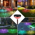 thumbnail image 6 of 6 Pack Solar Pathway Lights, LED Solar Powered Garden Lights, Outdoor Solar Lights for Walkway Yard Landscape (Color Changing & Warm White), 6 of 8