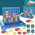 thumbnail image 2 of 4 In A Line Game Four In A Line Up Gaming Fun Set Travel Portable Convenient Size Classic Fun Educational Games For Family Indoor Or Outdoor, 2 of 4