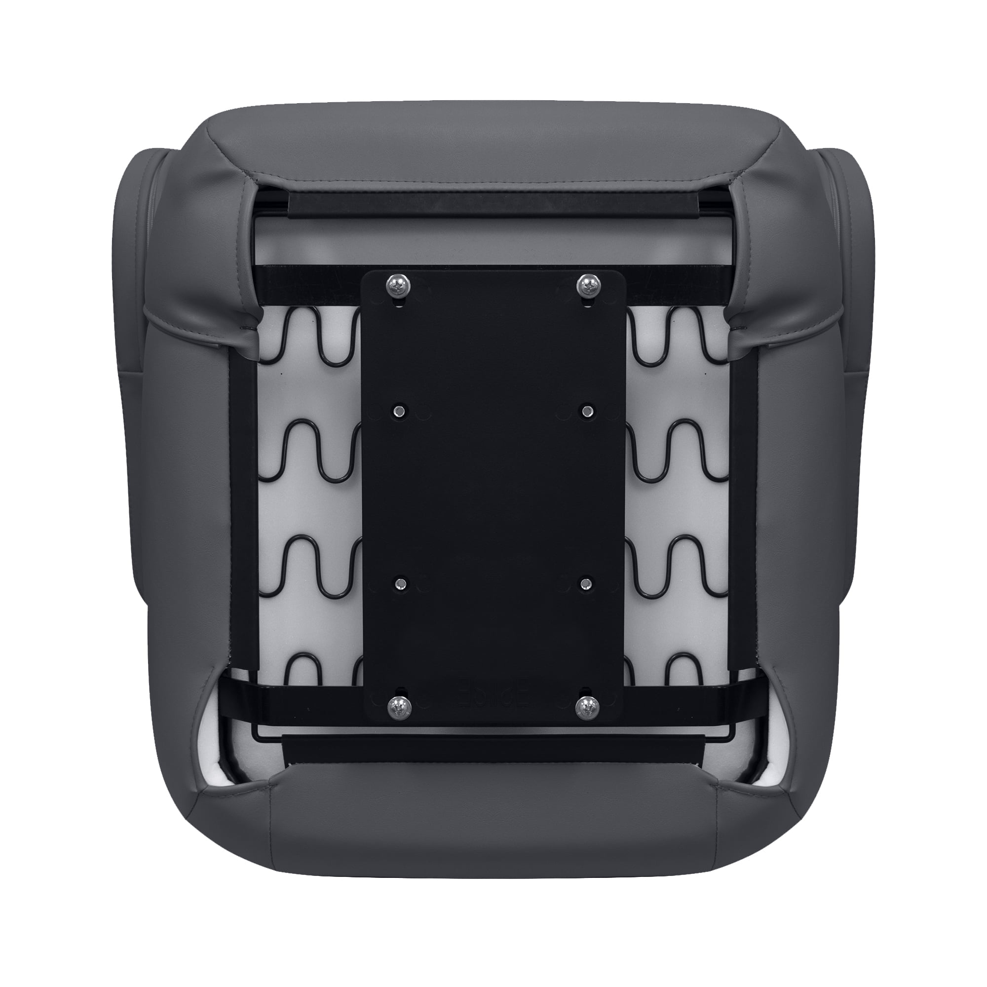 Wise 3127-1890 Premier Series Mid Back Pontoon Helm with Flip Up Arm Rests, Slate / Dark Neutral