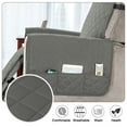 thumbnail image 4 of Housse de Fauteuil Inclinable Réversible 2024 avec Poches Latérales, Housse de Protection Lavable avec Sangles Élastiques pour Enfants, Chien, 4 of 9