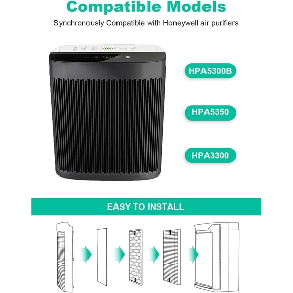 HPA5300B Replacement Filter Compatible with Honeywell Air Purifiers
