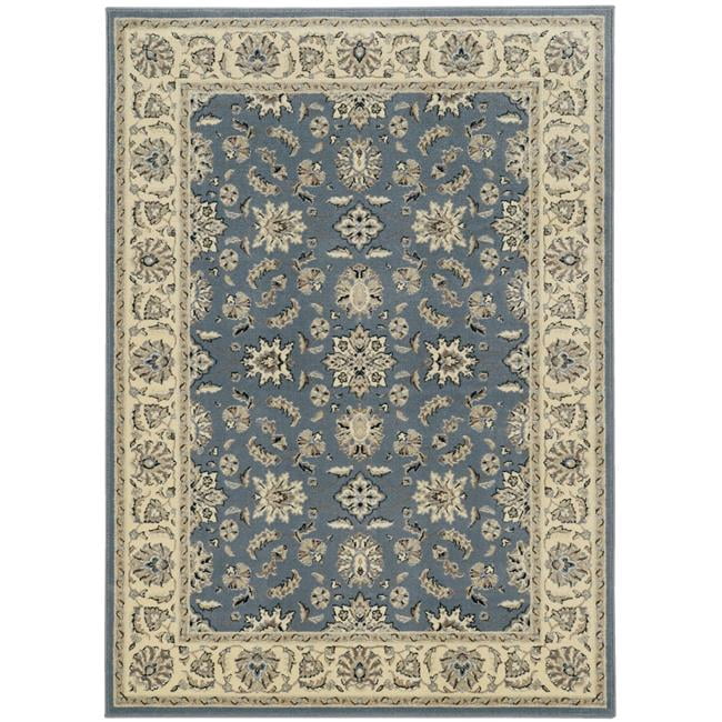 Radici 1592-1400-GREYBLUE Tapis Alba 3 Pi.3 x 4 Pi.11 - Bleu