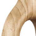 thumbnail image 3 of Bouclair Natural Wood Loop Vase, 3 of 6