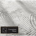 thumbnail image 6 of TOWN & COUNTRY LUXE Maya Soft Arches Neutral Indoor Area Rug with High-Low Texture, Grey, 6'6"x9'6", 6 of 12