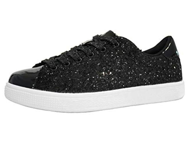 LUCKY STEP Glitter Sneakers Lace 