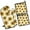 White Sunflower, variant on Black Sunflower Kitchen Oven Mitt and Pot Holder Sets 2 Pcs for Baking, Cooking and Grilling, Heat Resistant Up To 392 °F