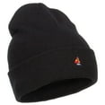thumbnail image 4 of Mini Sailboat Embroidered Long Beanie - Black OSFM, 4 of 5