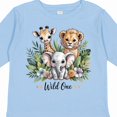 thumbnail image 4 of Inktastic Wild One Jungle Animals Baby Safari Boys or Girls Long Sleeve Toddler T-Shirt, 4 of 5