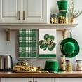 thumbnail image 5 of Sm:)e Gold Shamrock Clover Saint Patricks Day Kitchen Dish Towels 18x26 Inch Set of 4 Polka Dot, 5 of 7