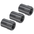 thumbnail image 1 of Conector recto de socket hembra de 1/2NPT, paquete de 3 en color gris, 1 of 5
