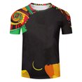 thumbnail image 4 of Runfenguu T Shirts for Men Fashion Baggy Streetwear Short Sleeve Crewneck Letter Graphic Tee Top Lightweight Tees, 4 of 5