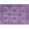 thumbnail image 1 of Ahgly Company Machine Washable Indoor Rectangle Oriental Blue Industrial Area Rugs, 5' x 8', 1 of 4