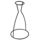 thumbnail image 2 of Marco De Florero De Flores Creativo De Metal Negro, Soporte De Plantas De Hierro Livianas Con Anillo Superior De 5.5 Cm Para Adecuado La Base De Vidrio, LA Base De Interior, LA, 2 of 8